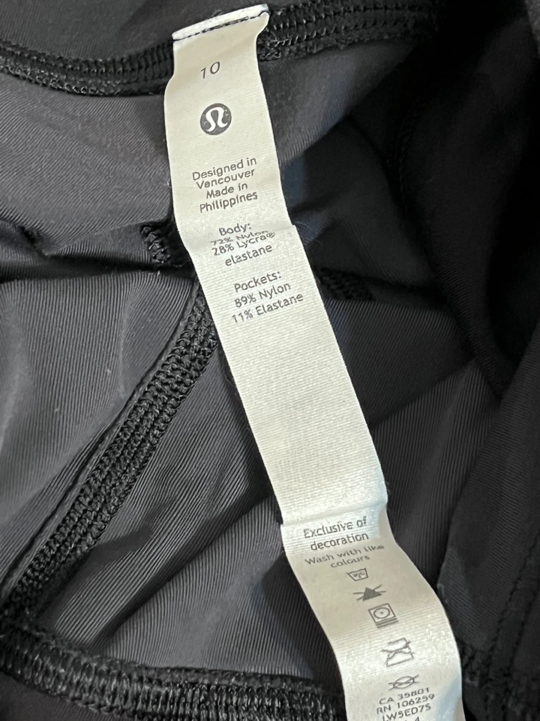 🖤 Lululemon Align Leggings – Black Camo (Size 10) - photo 5