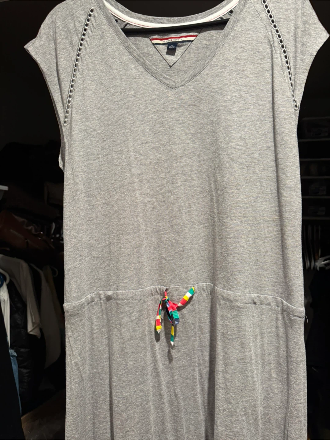 Tommy Hilfiger Gray Jersey Dress XL - photo 3