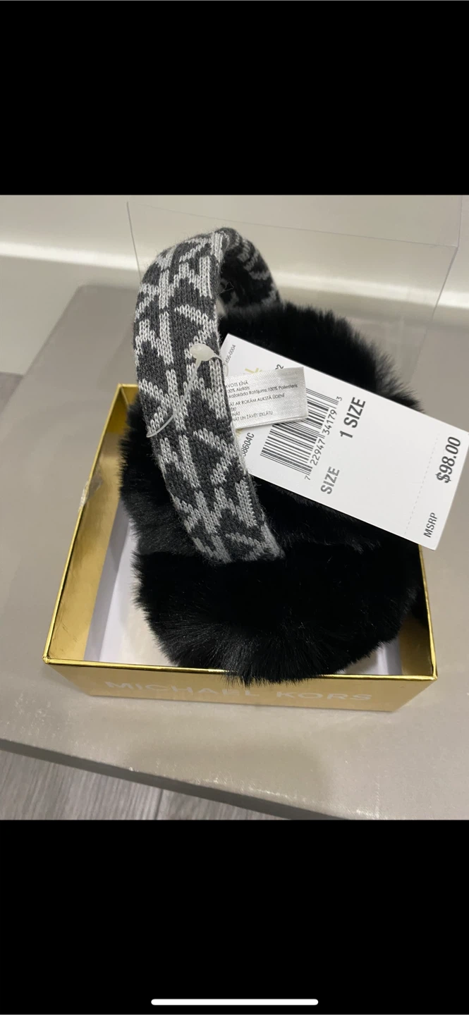 Michael Kors Black Earmuffs - One Size - photo 2