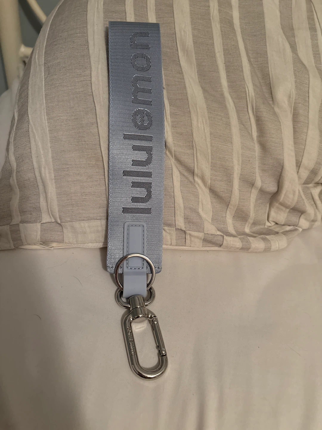 Lululemon Keychain Strap blue linen