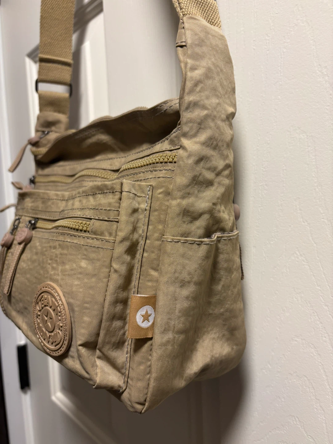 Tegaote Tan Nylon Crossbody Bag - photo 4