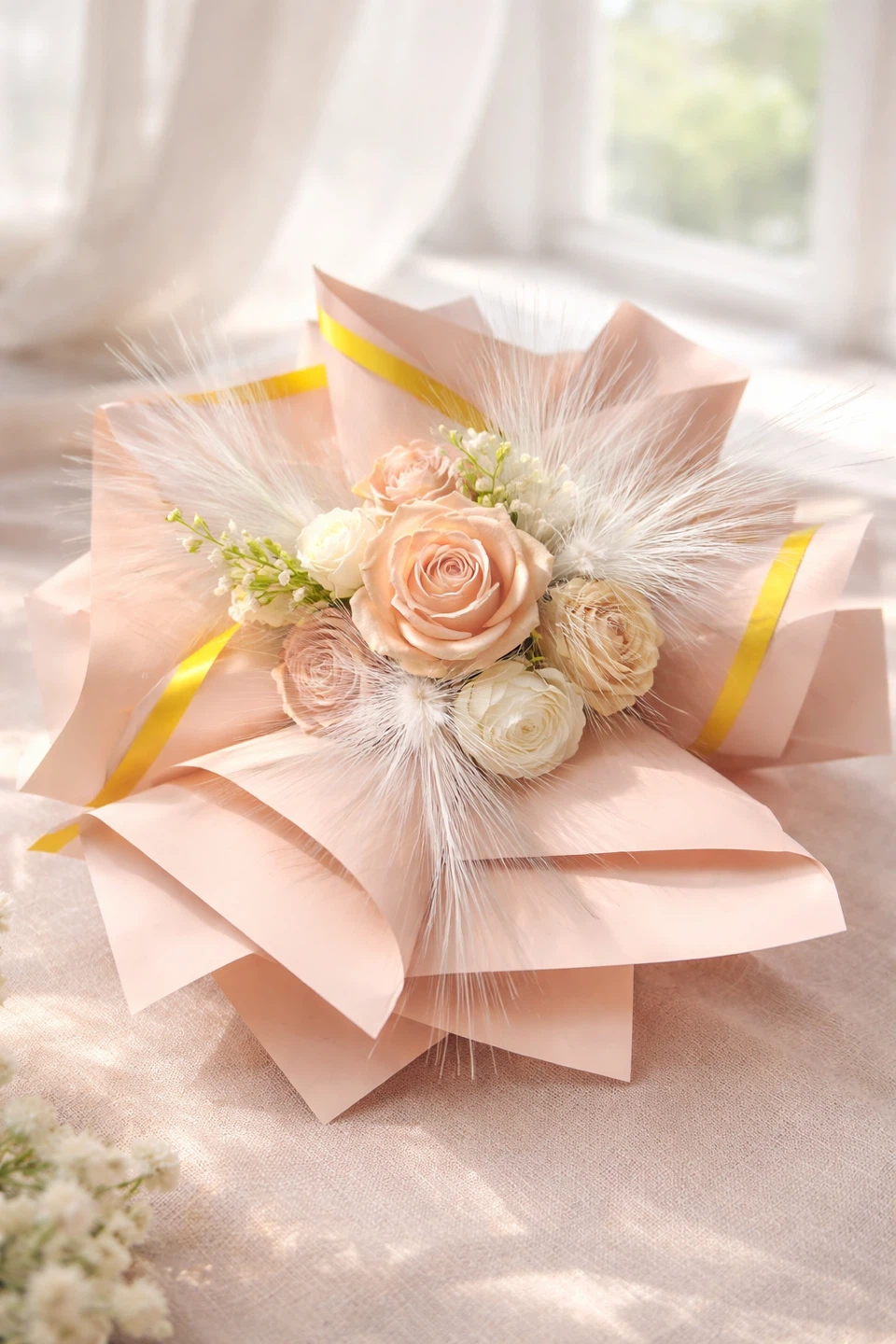 Beautiful Scented Candle Flower Arrangement – Unique Gift Idea - photo 2
