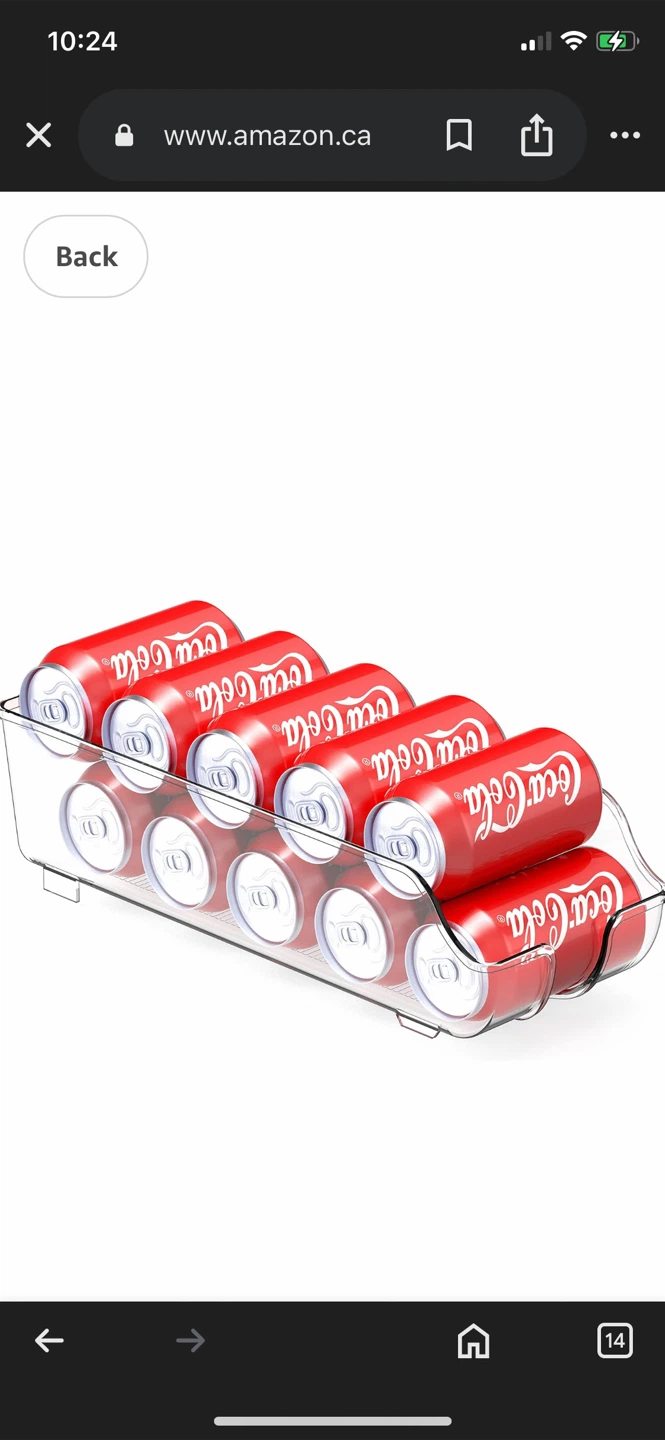 Clear Plastic Can Organizer