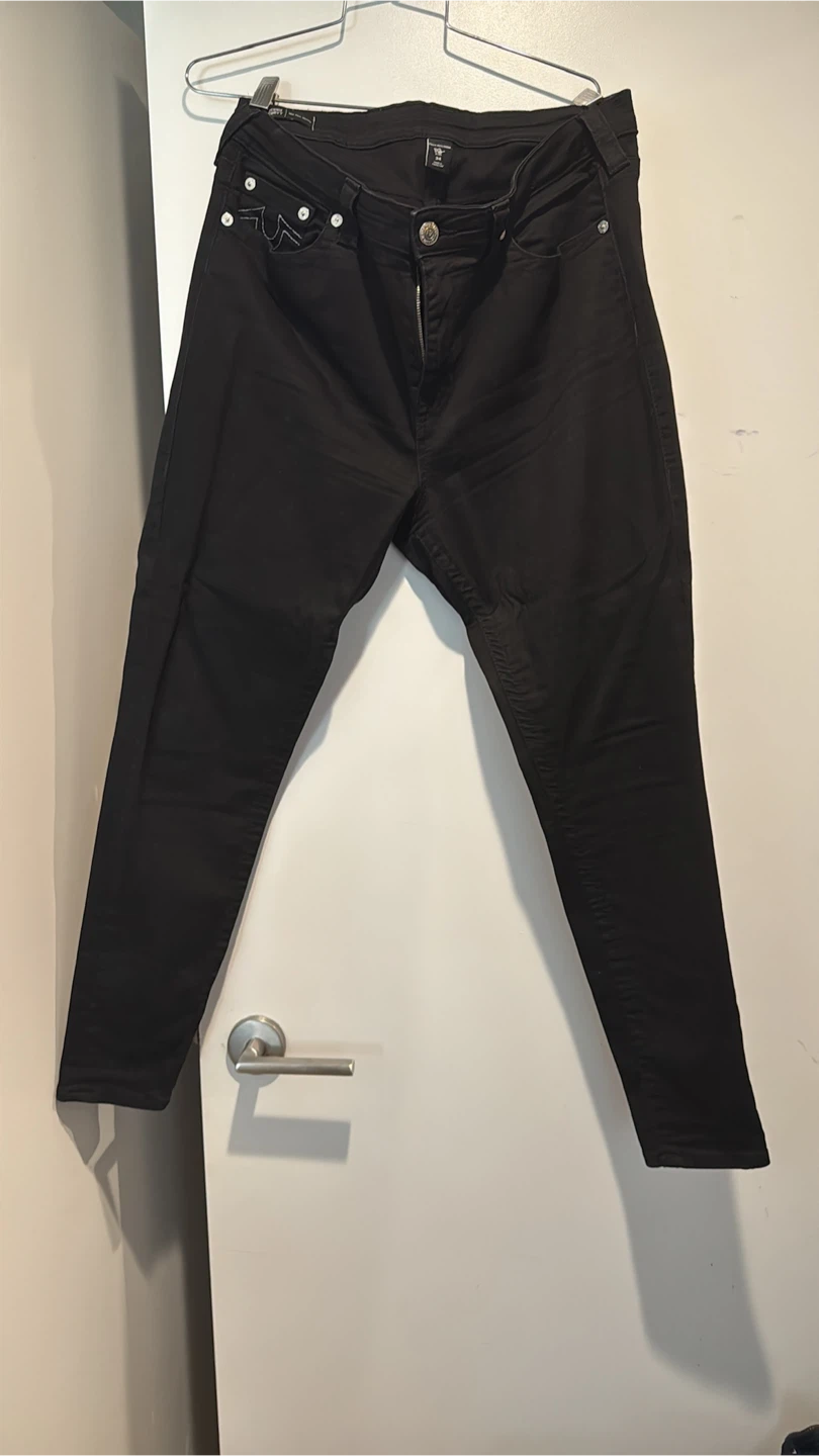 True Religion Black Jeans - Size 34