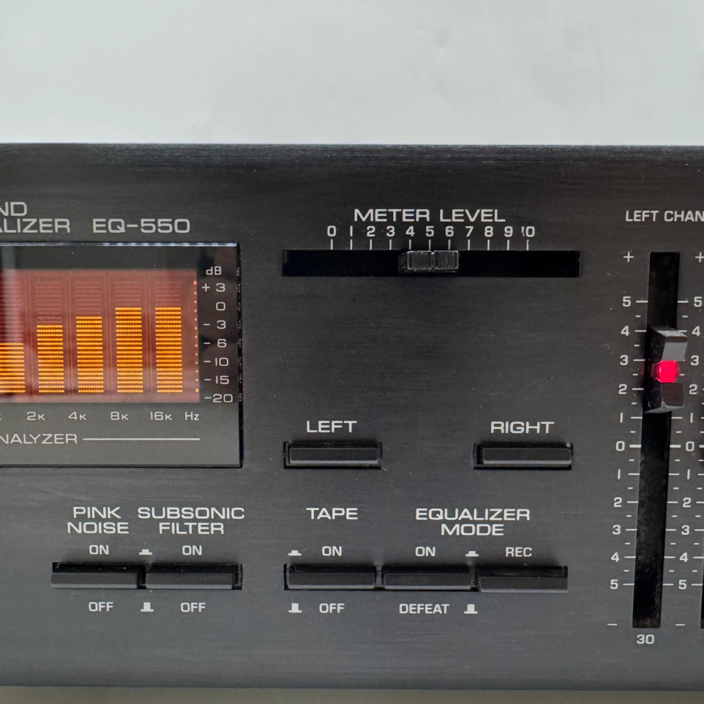 Yamaha EQ-55  Stereo Graphic Equalizer RARE, Tested , Japan - photo 3