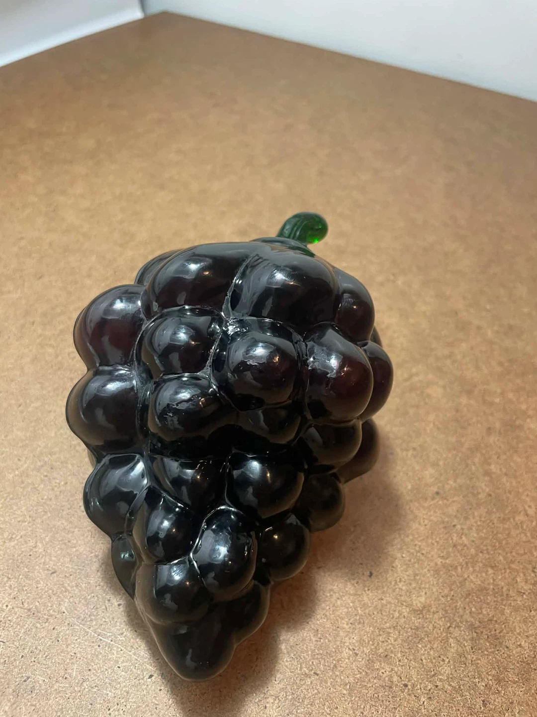 Vintage MCM Violet Glass Grape Cluster - photo 2