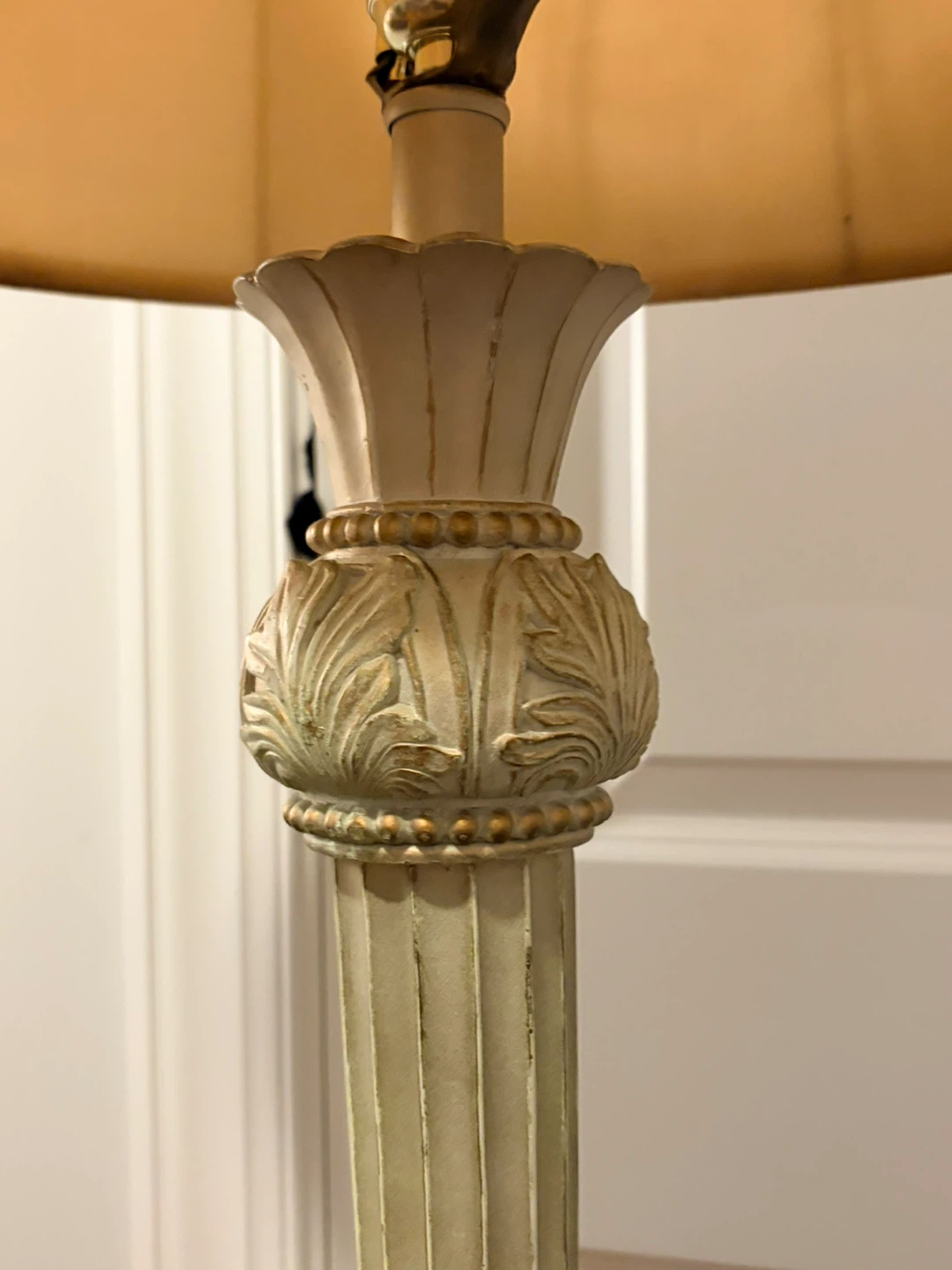 Decorative Floor Lamp with Cream Shade - photo 4