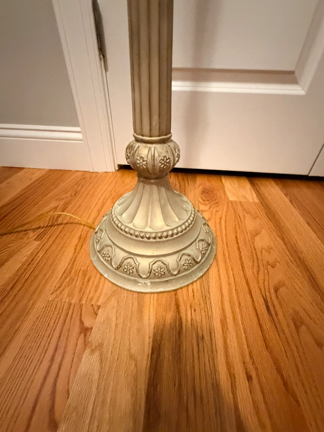 Decorative Floor Lamp with Cream Shade - photo 2