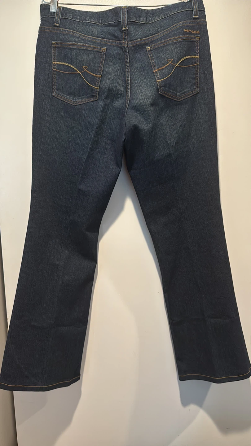 DKNY Jeans Women's Bootcut Blue Denim Jeans Size 16