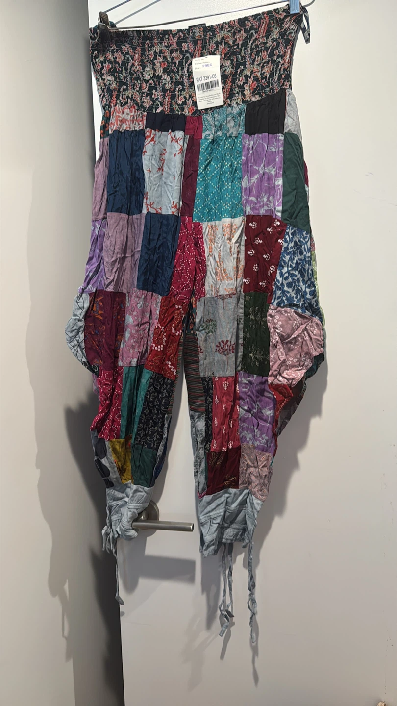 Bohemian Patchwork Harem Pants - photo 2