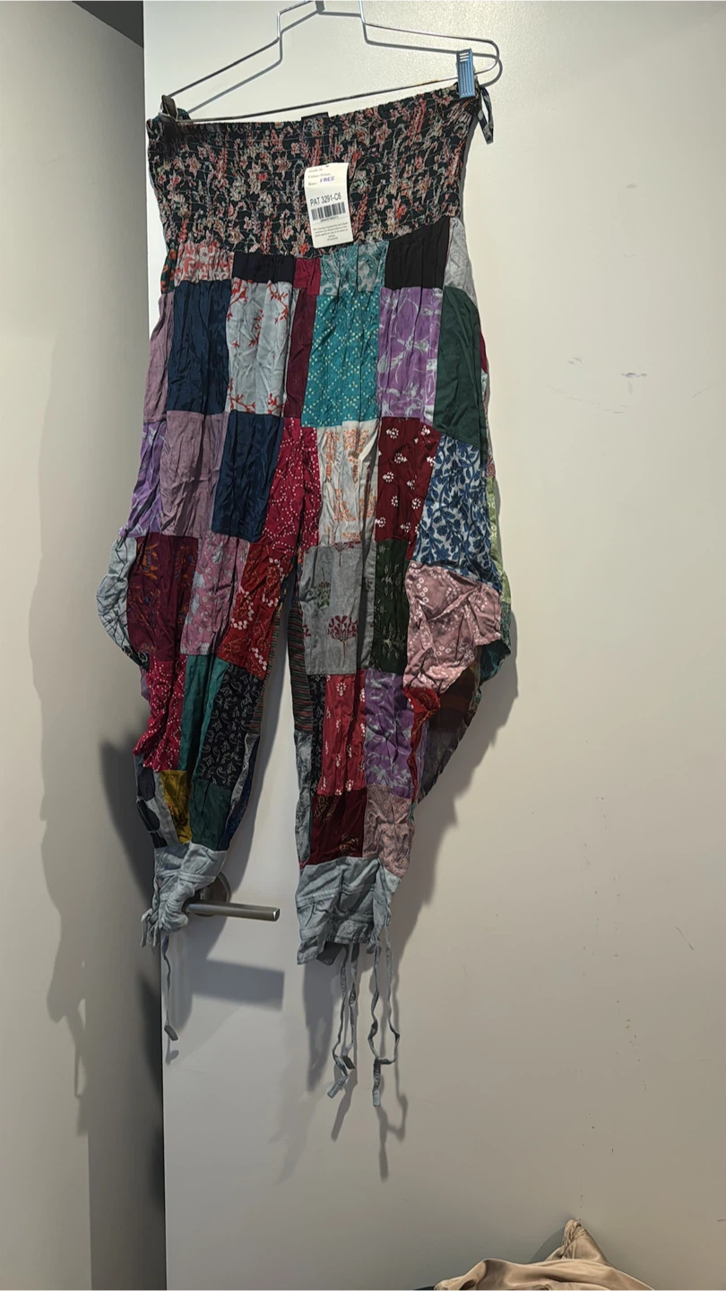 Bohemian Patchwork Harem Pants