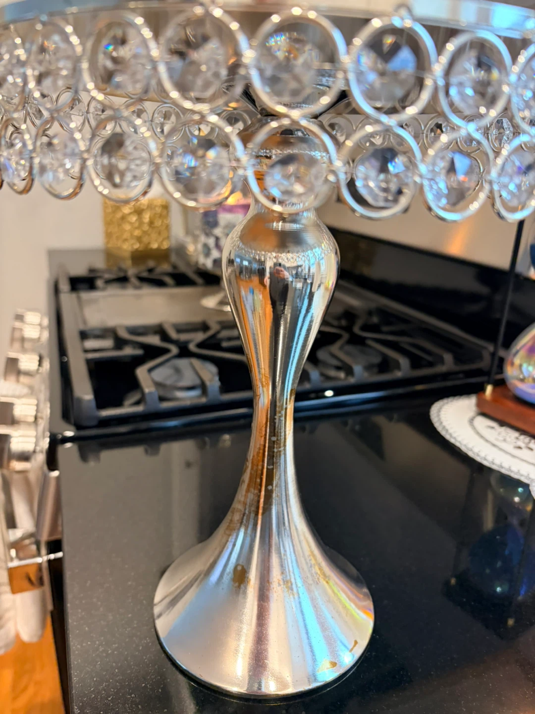 Crystal Beaded Cake Stand - photo 4