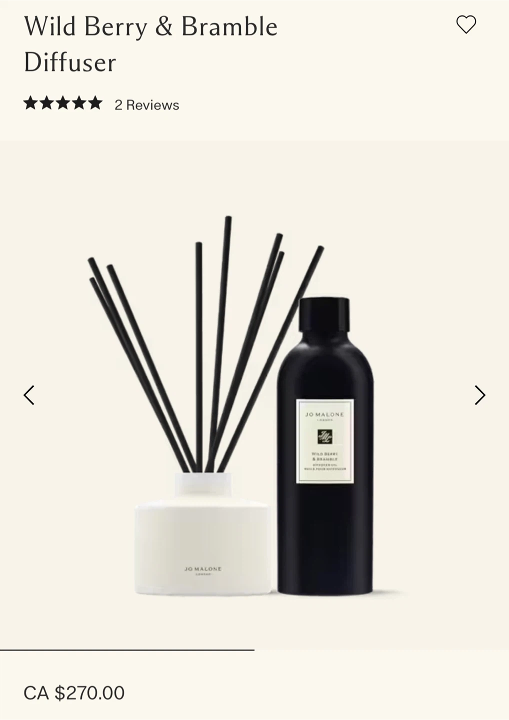 Jo Malone Diffuser – Brand New Luxury Home Fragrance