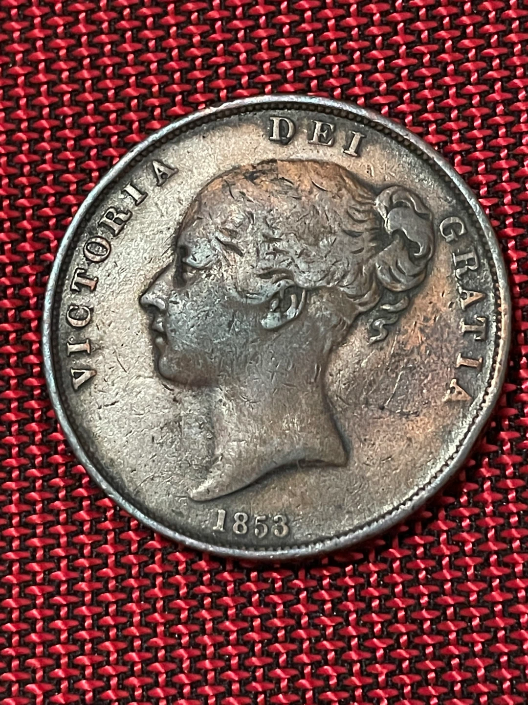 1853 Victoria Great Britain Silver Coin