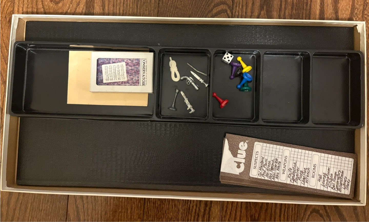 1972 Vintage CLUE board game - complete & bilingual - photo 5