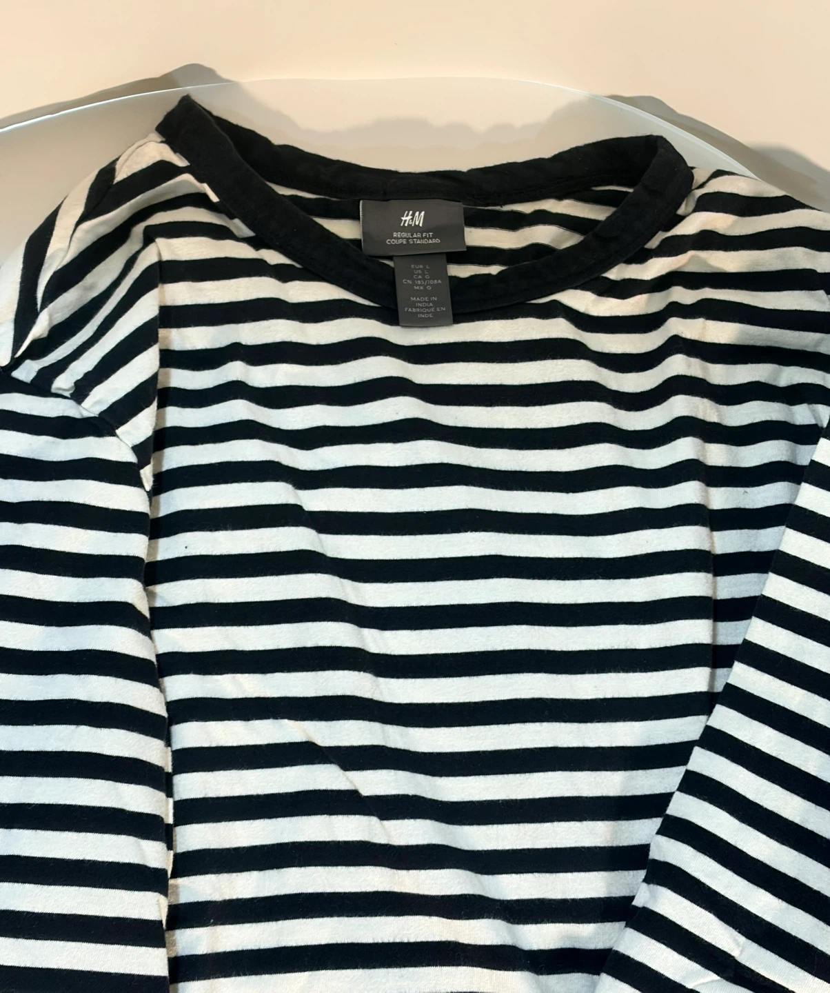 H&M Striped Long Sleeve T-Shirt - photo 2