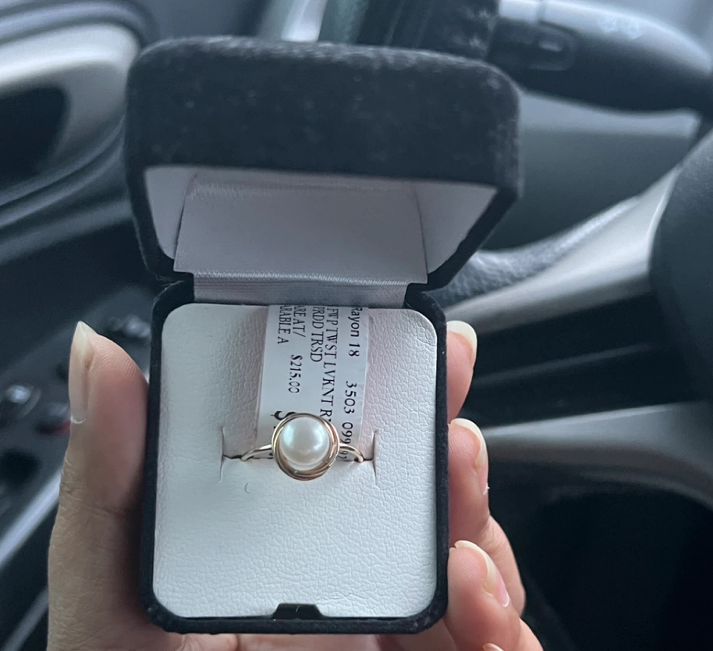 14k Gold  Ring with Pearl