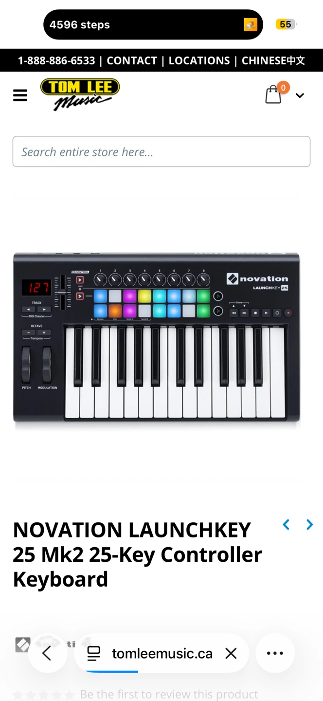 Novation Launchkey 25 Mk2 MIDI Controller Keyboard