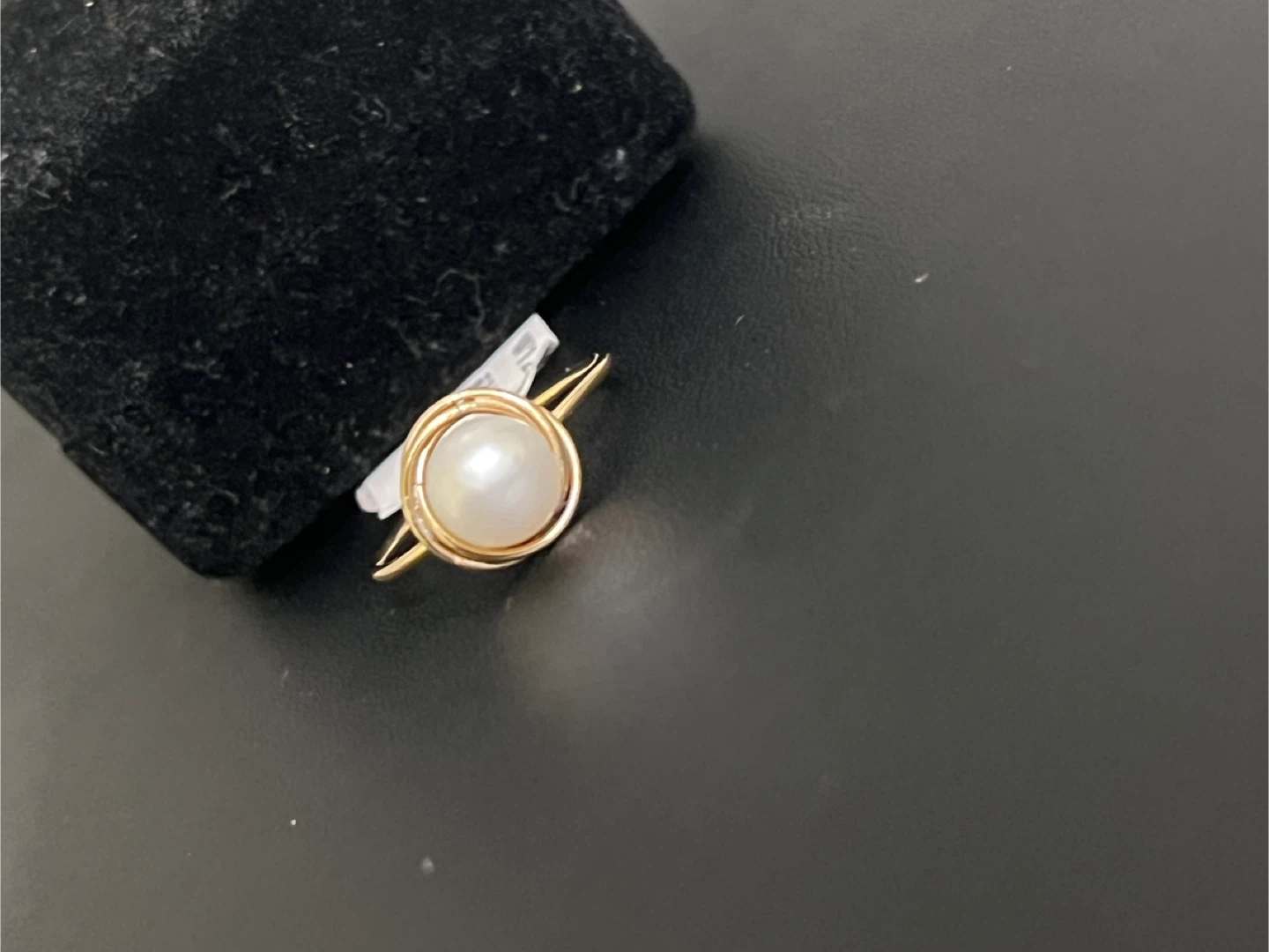 14k Gold  Ring with Pearl - photo 3