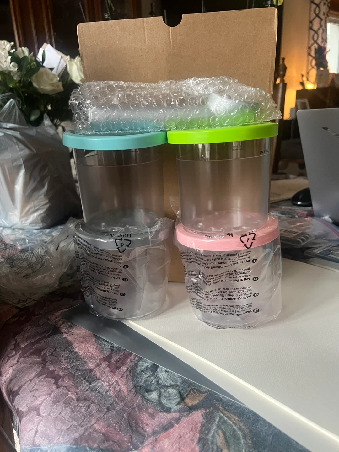 Set of 4 Ninja Creami Containers