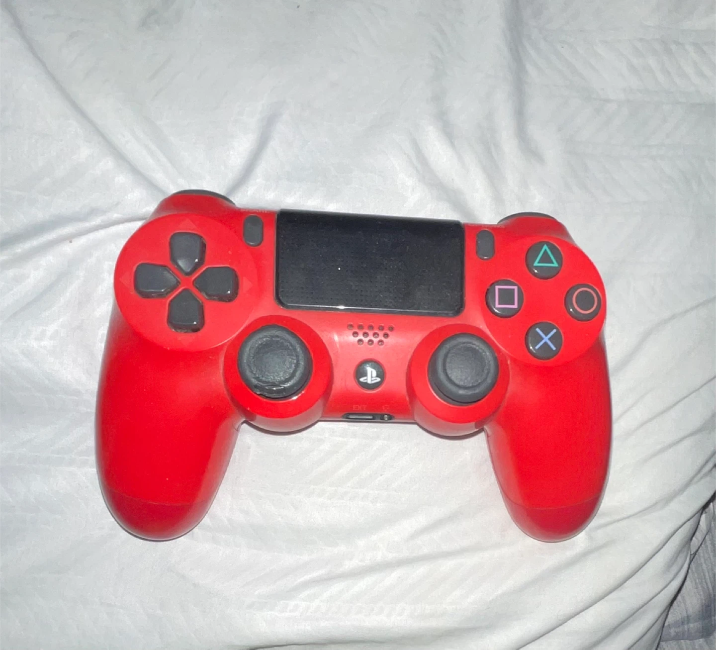 Red PlayStation DualShock 4 Controller