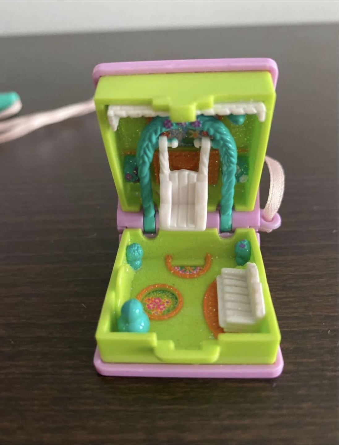 Polly Pocket Vintage 1995 Garden Sparkle Locket rare - photo 2