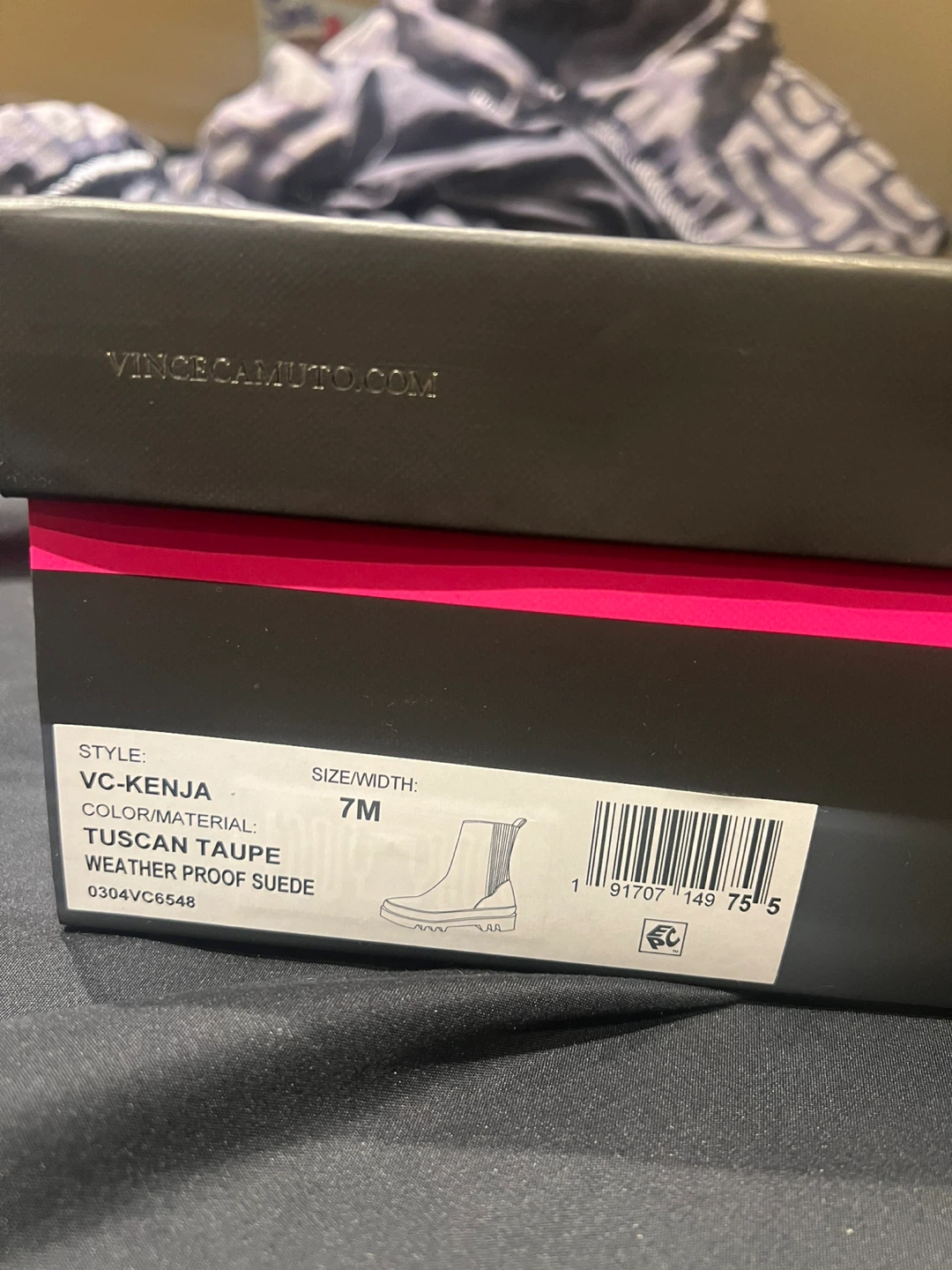 Vince Camuto VC-KENJA Suede Boots - Tuscan Taupe 6/7 - photo 4