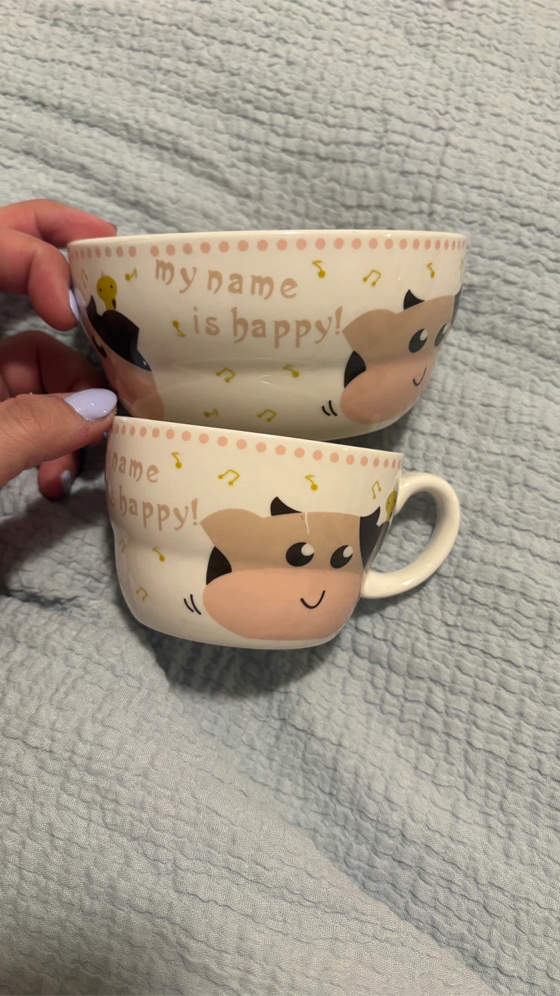Bowl and cup set 🥕