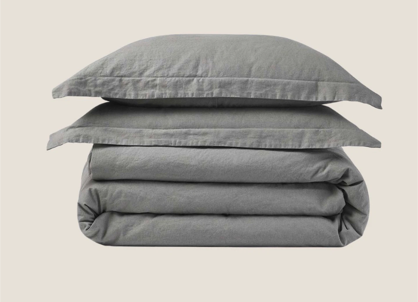 BRAND NEW Silk & Snow Queen Relaxed Linen Sheet AND Duvet Set - photo 3