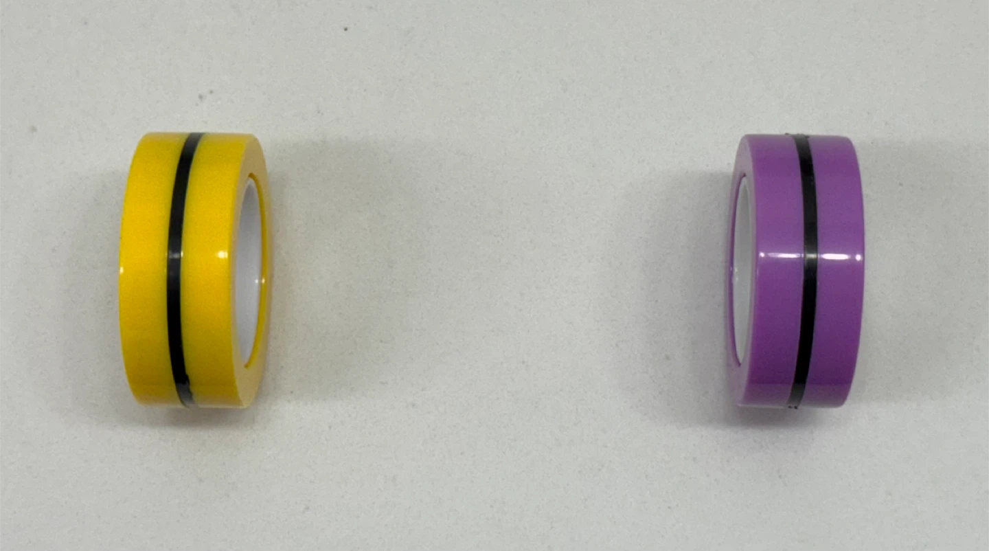 New Yellow & Purple Magnetic Rings - photo 2