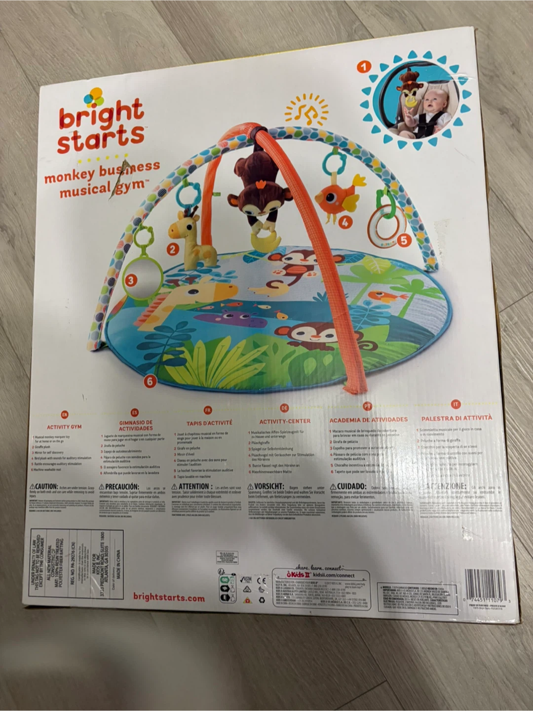 Bright Starts Monkey Business Musical Activity Gym - photo 2