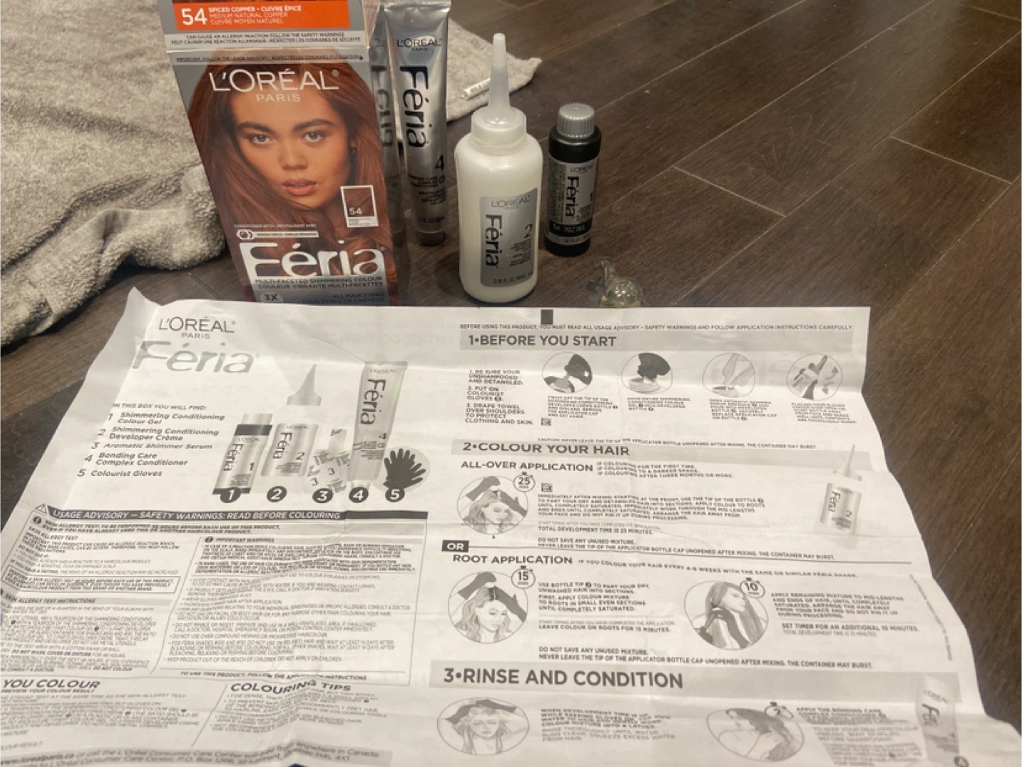 L'Oréal Féria 54 Medium Auburn Hair Colour - photo 2