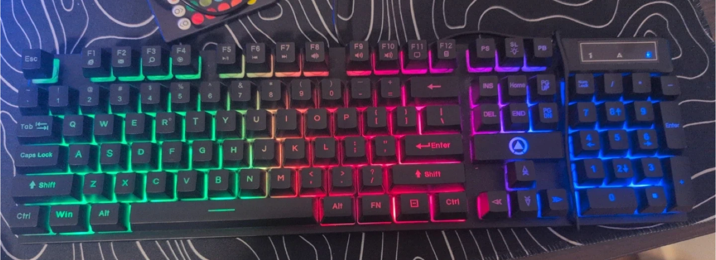 Gaming Keyboard with RGB Backlighting