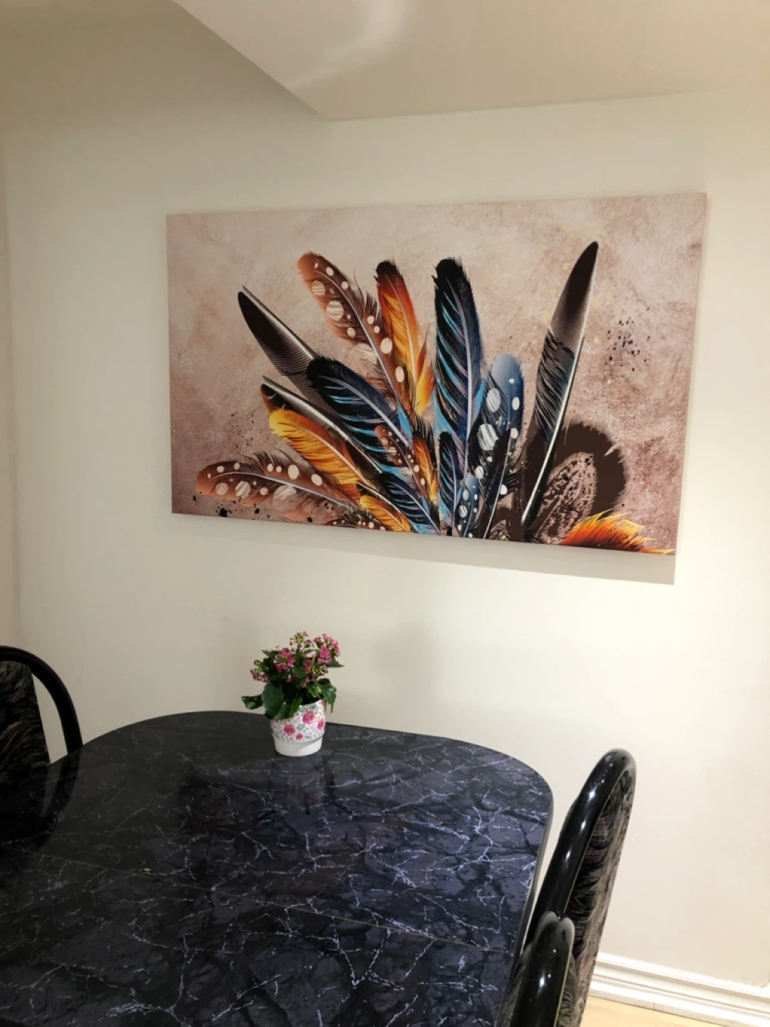 Feather Canvas Wall Art