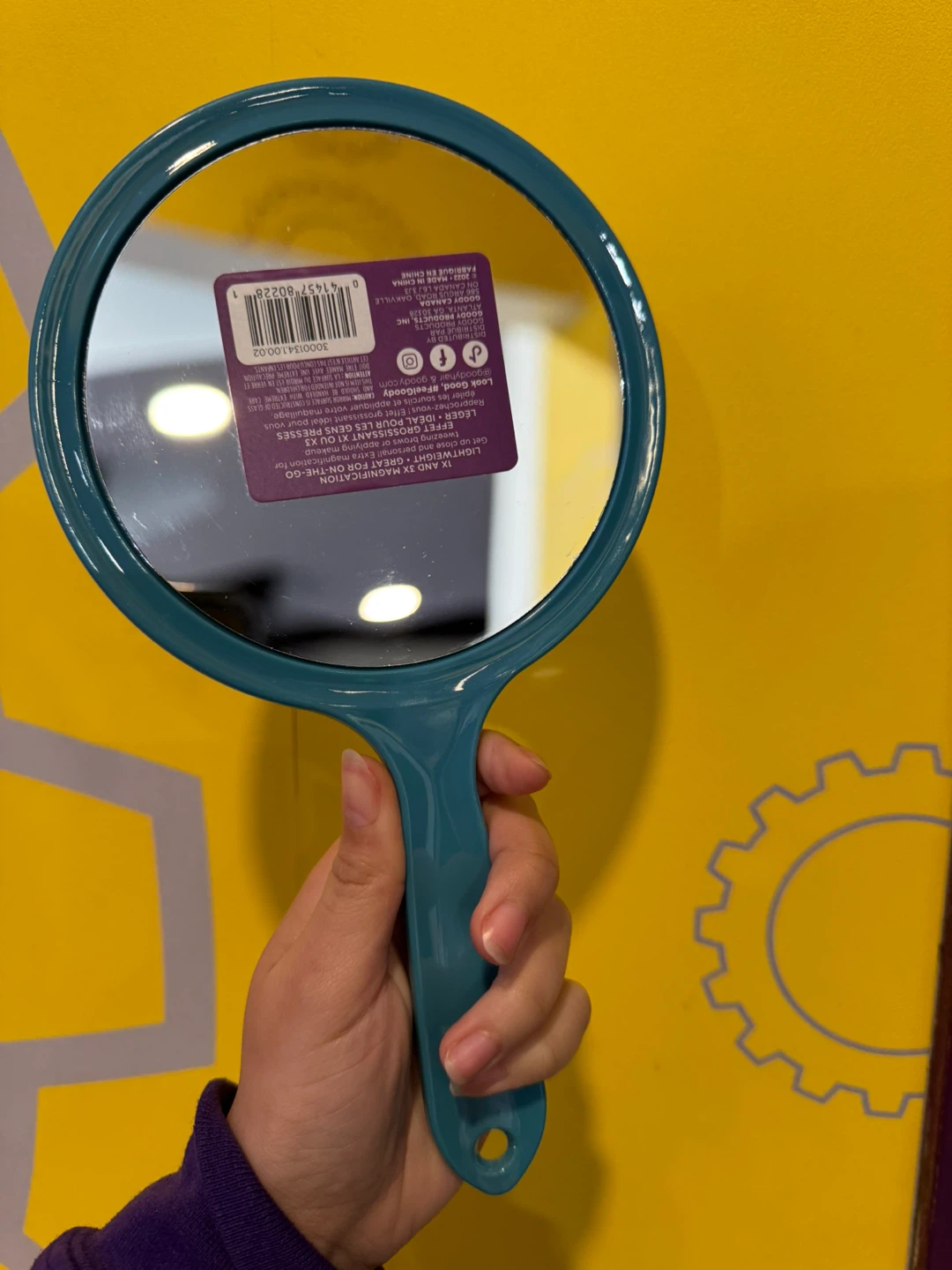 Goody Hand Mirror - Teal - photo 2