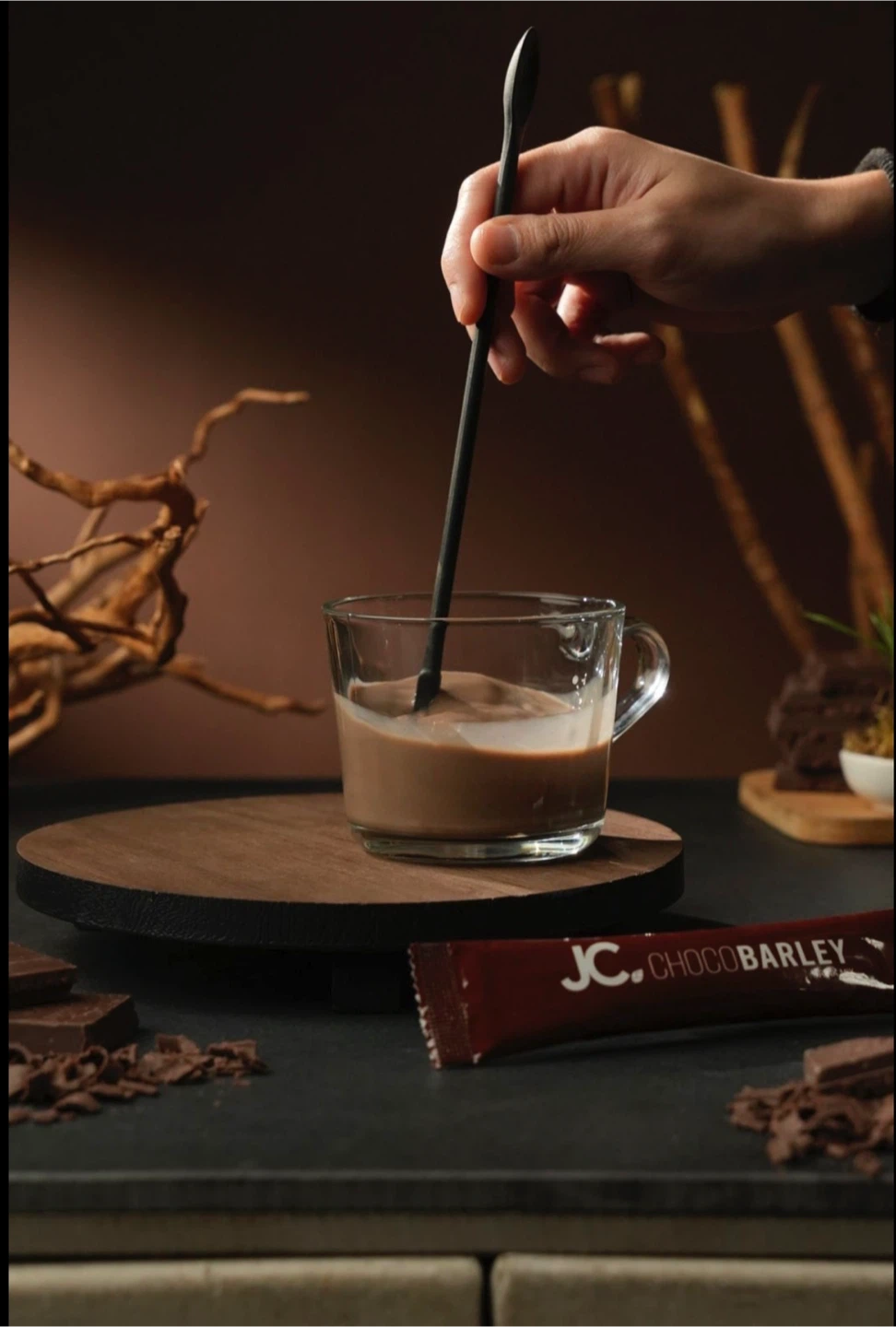JC Choco Barley Drink Mix - 10 Sticks (150g) - photo 3