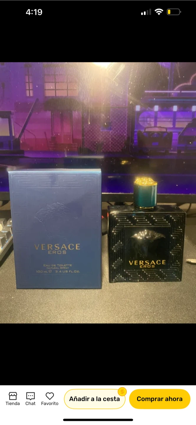 Versace Eros Eau de Toilette for Men, 100ml