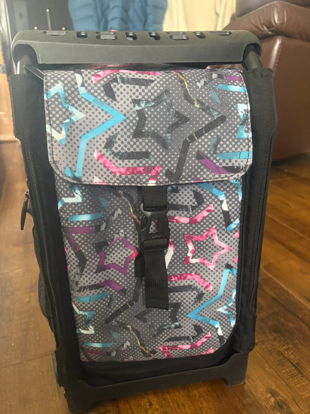 Kids Rolling Backpack with Star Pattern - photo 4