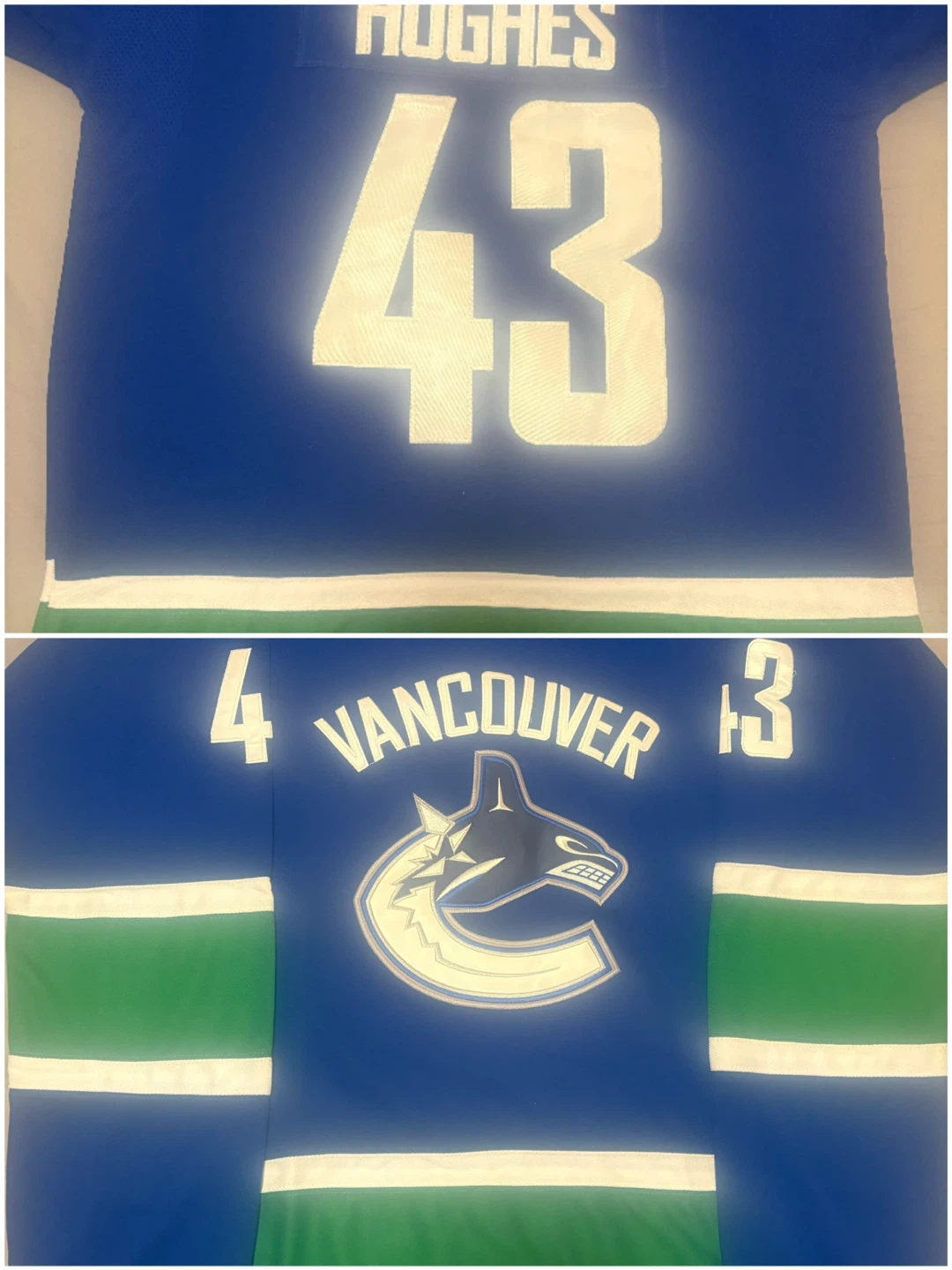 Vancouver Canucks Jersey - Hughes #43 - photo 2