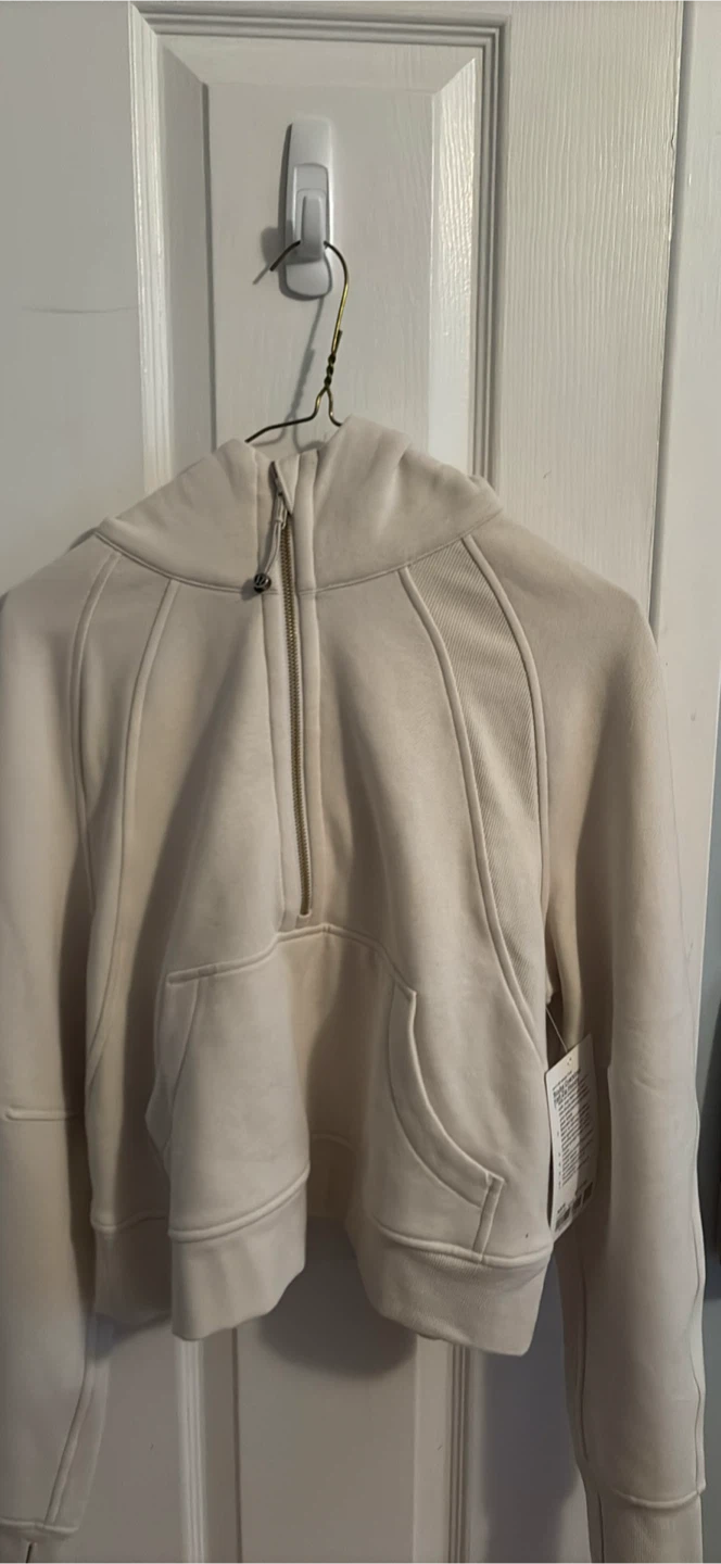 Lululemon Scuba Half Zip Hoodie -bone tags still  xs/s on