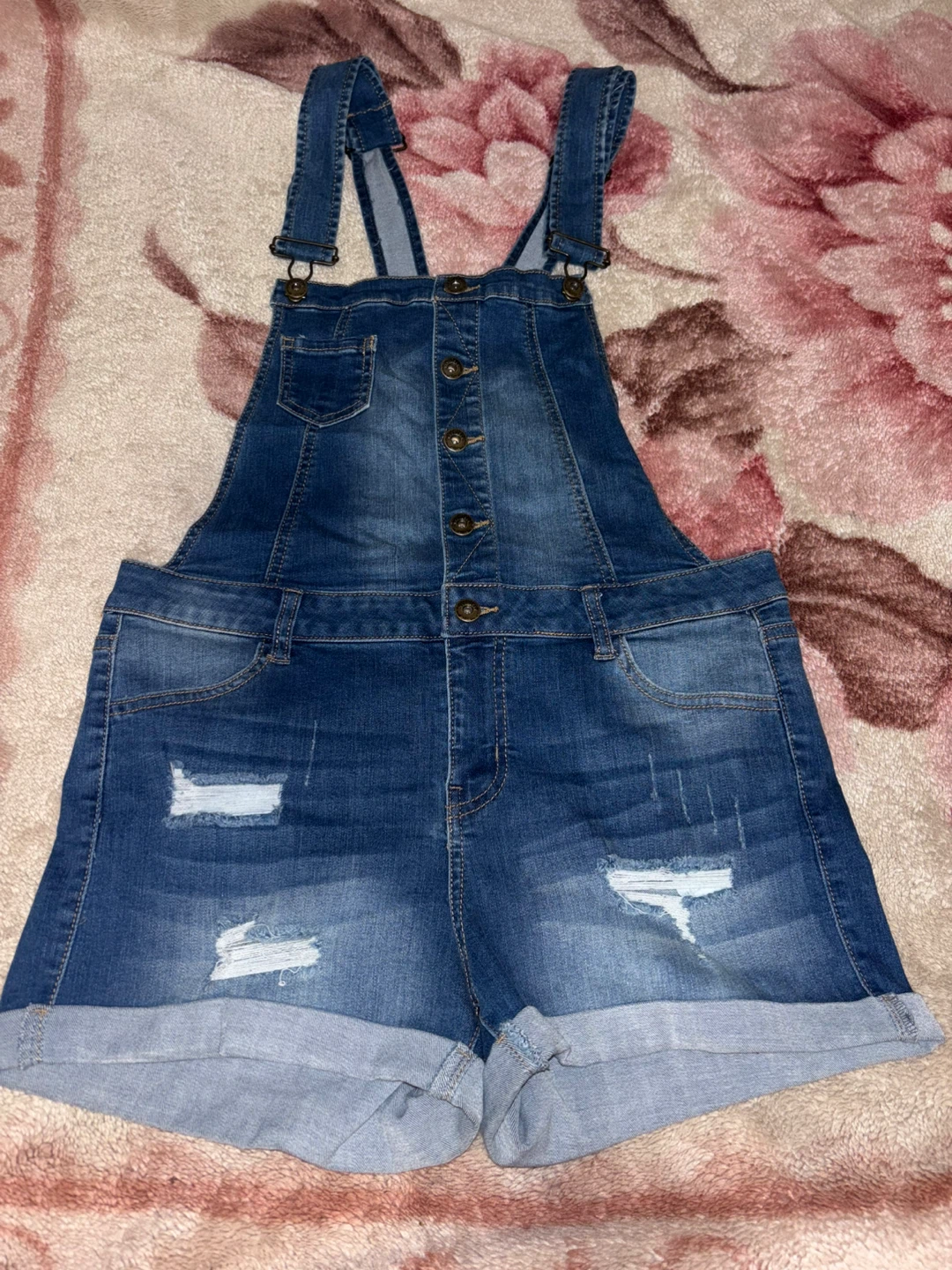 Women's Wax Jeans Denim Overalls Size M - photo 2