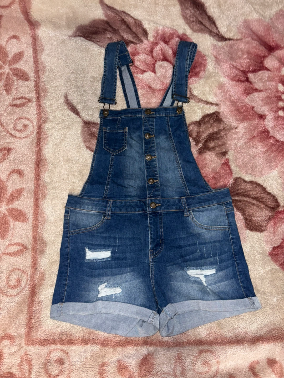 Women's Wax Jeans Denim Overalls Size M