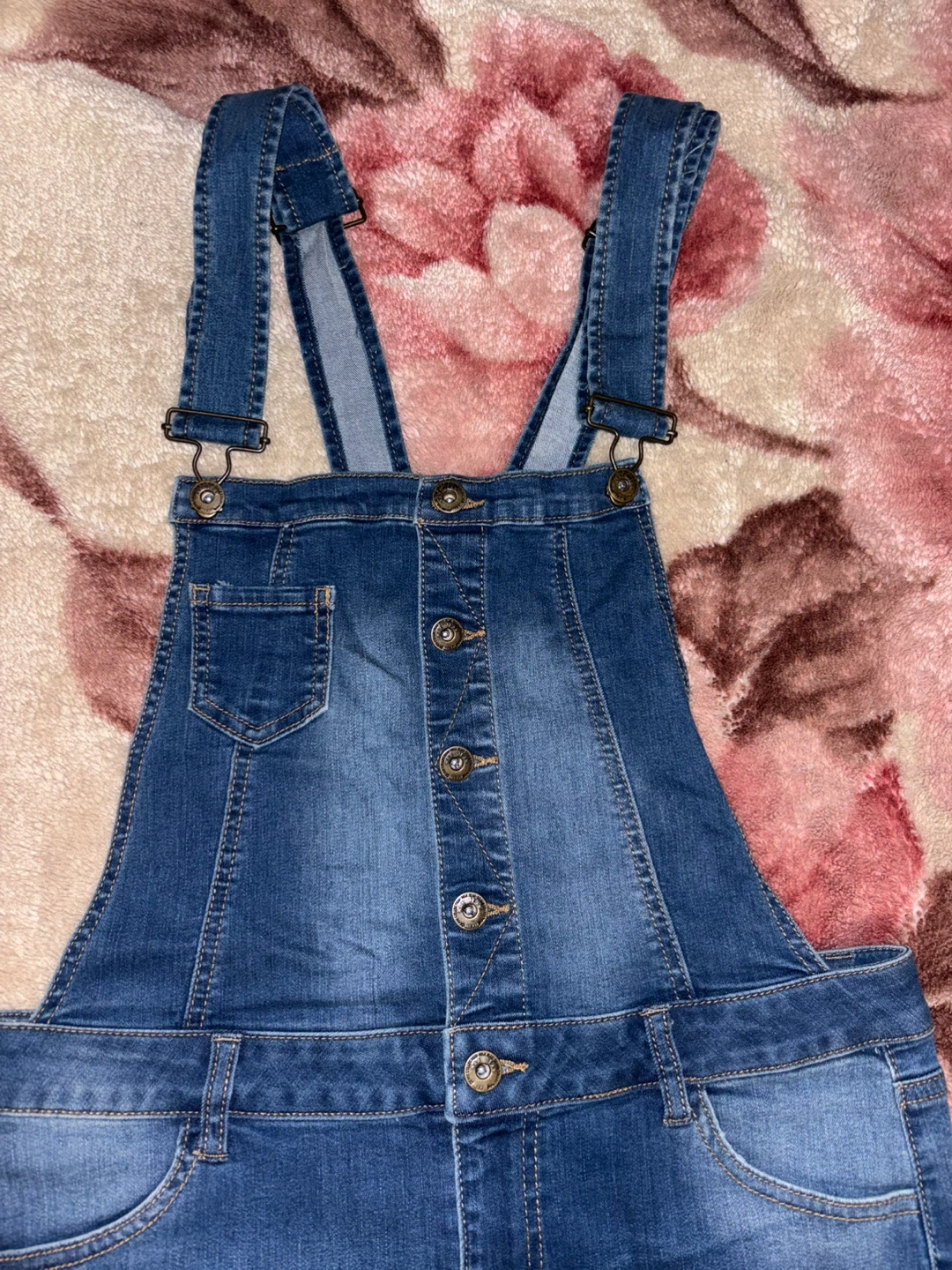 Women's Wax Jeans Denim Overalls Size M - photo 3