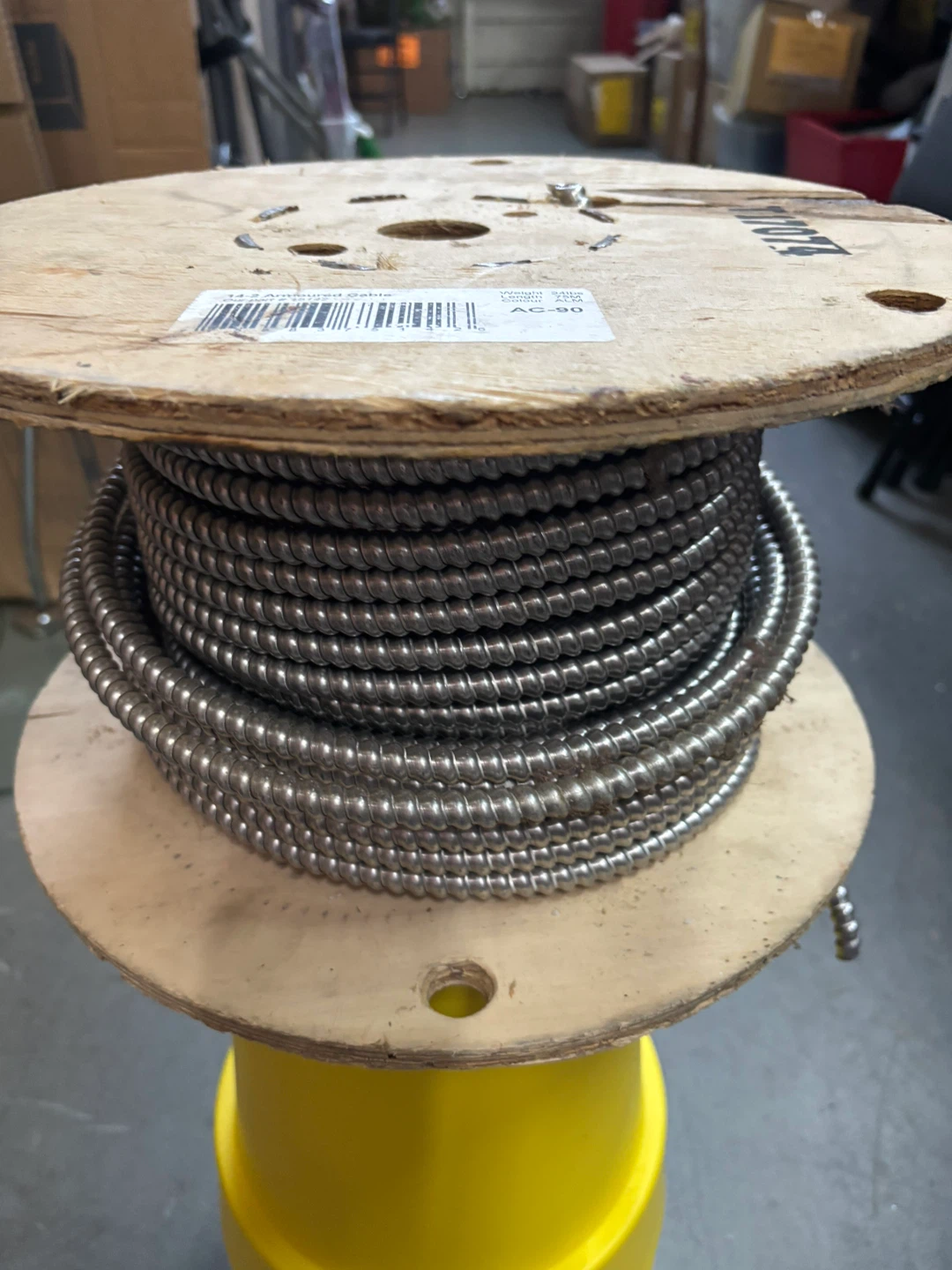 14/2 Armoured Cable on Reel