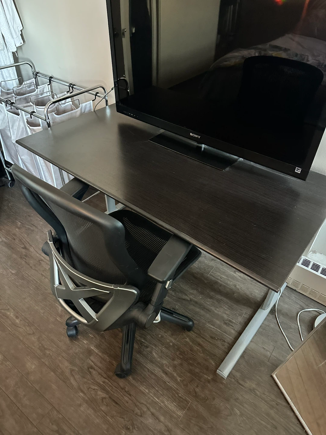 Desk + Chair + TV + Shredder