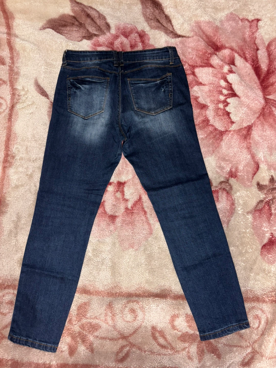 Wax Jean Distressed Denim Jeans Size 9 - photo 5