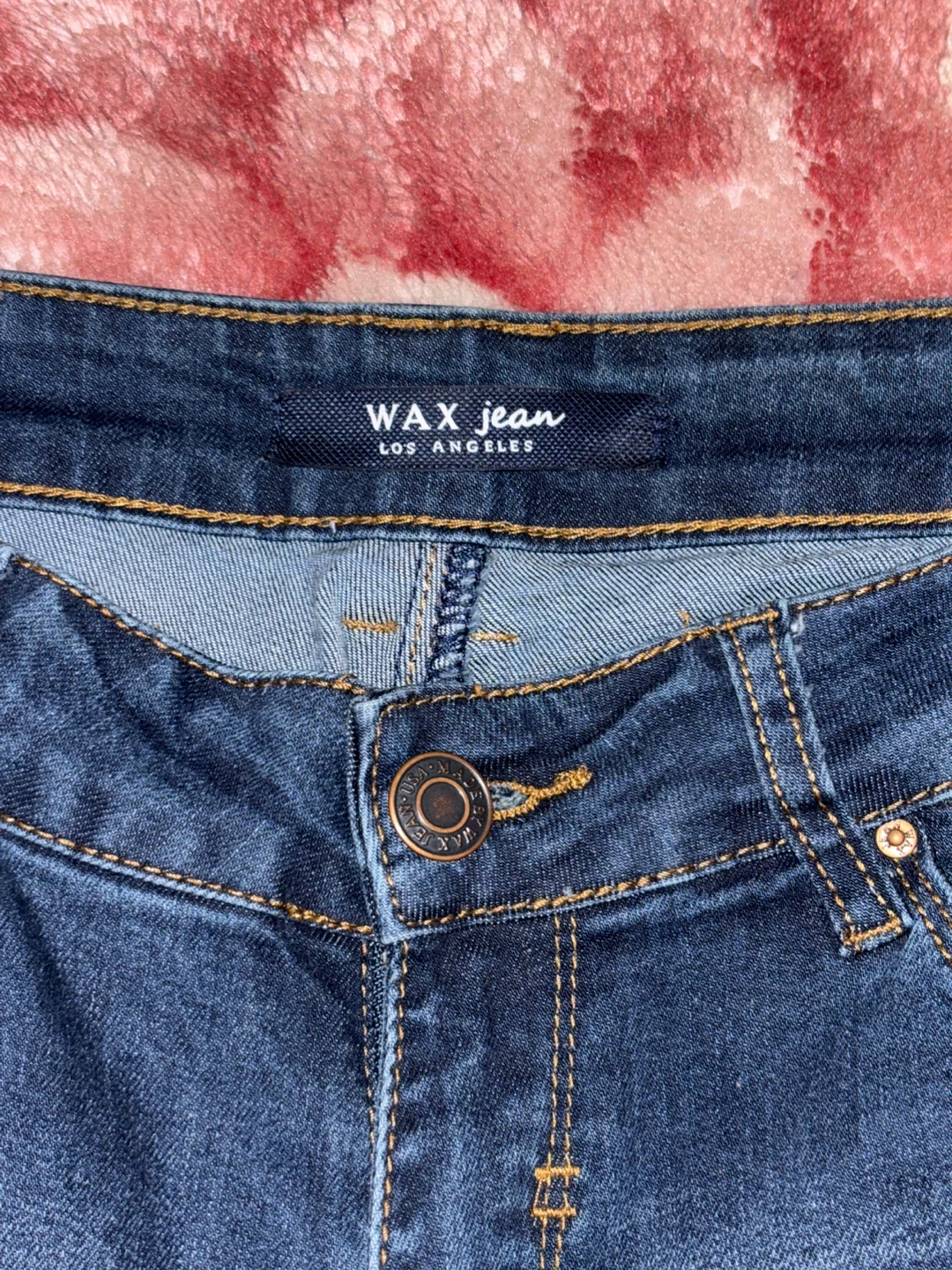 Wax Jean Distressed Denim Jeans Size 9 - photo 3