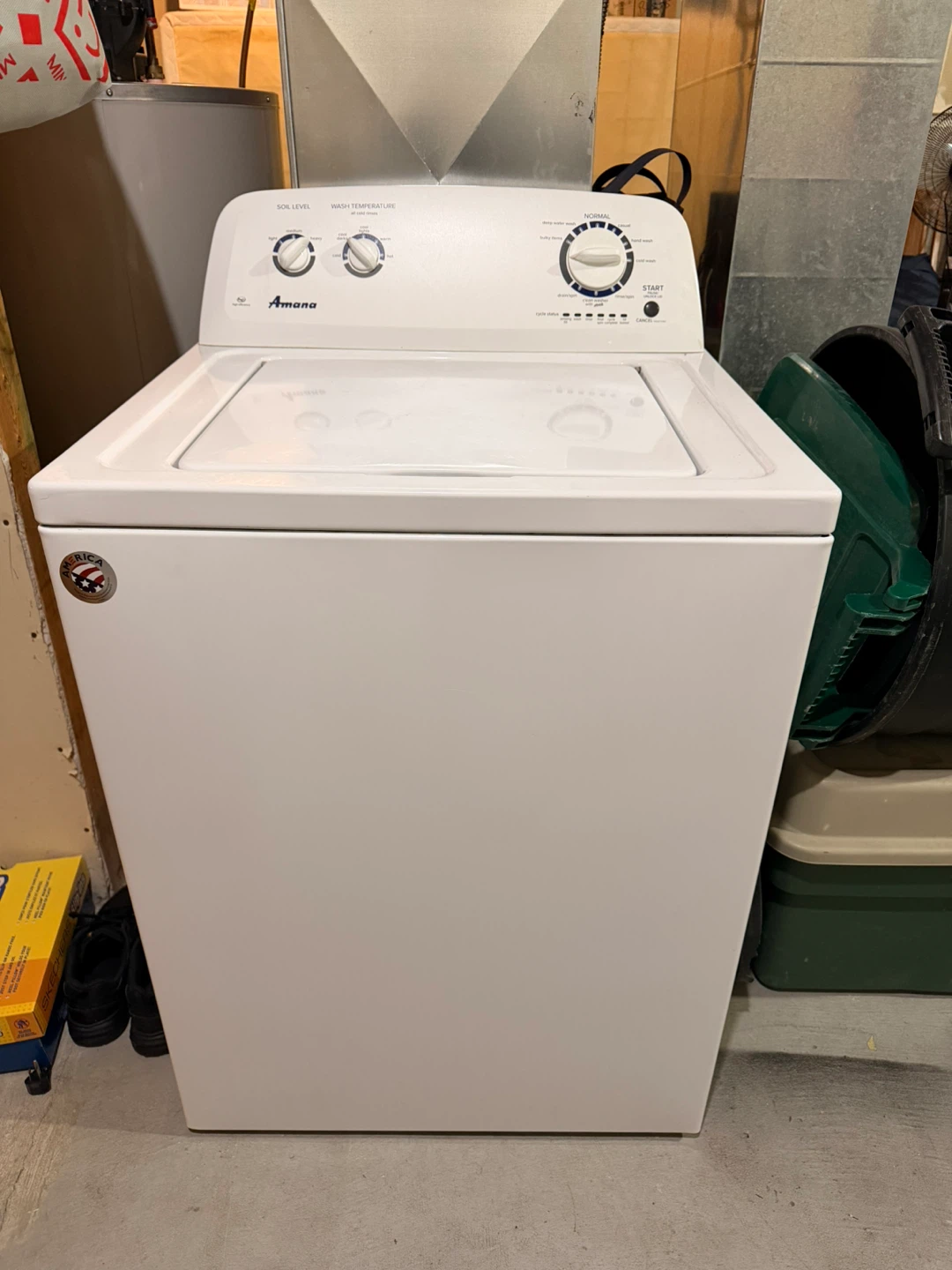 Amana Top Load Washing Machine