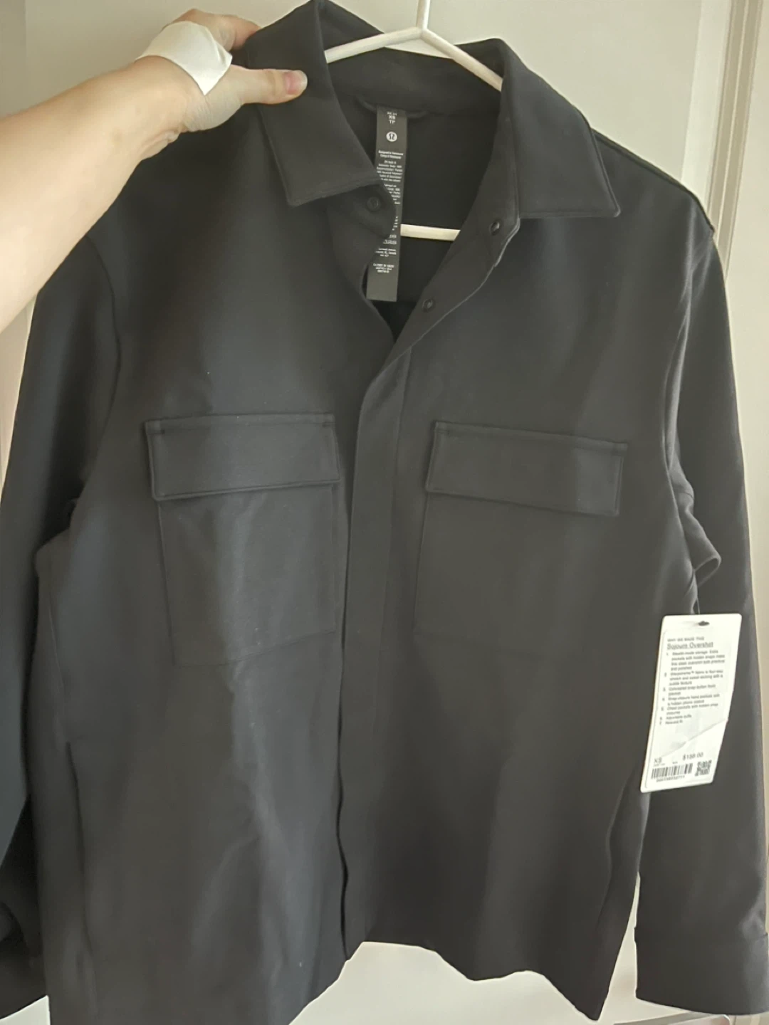 Lululemon Sojourn Overshirt Black XS