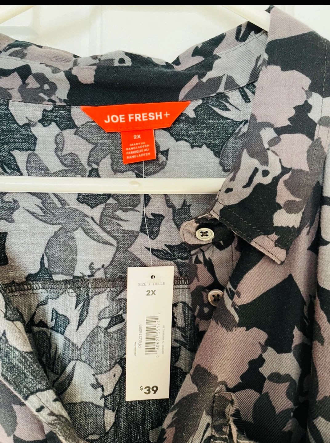 Joe Fresh+ Floral Print Dress Size 2X